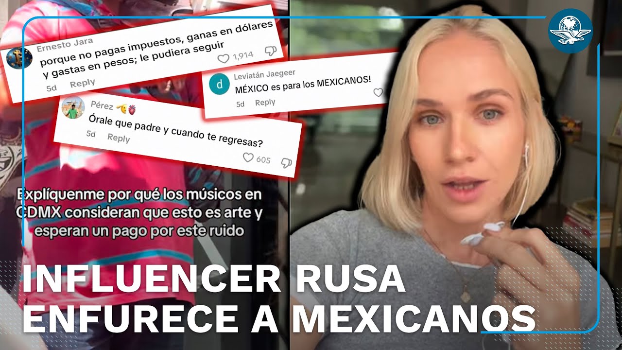 Influencer extranjera se burla de música tradicional mexicana y justifica gentrificación