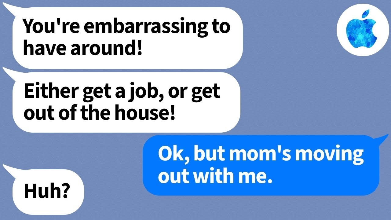 【Apple】My immature brat sister thought I was unemployed and tried to kick me out