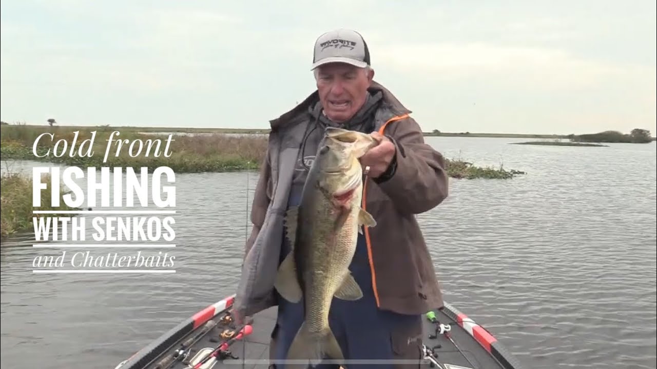 Cold Front Bass Fishing with Senkos and Chatterbaits
