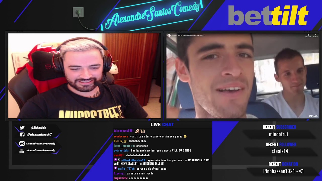 ALEXANDRE SANTOS REAGE A VÍDEOS ANTIGOS