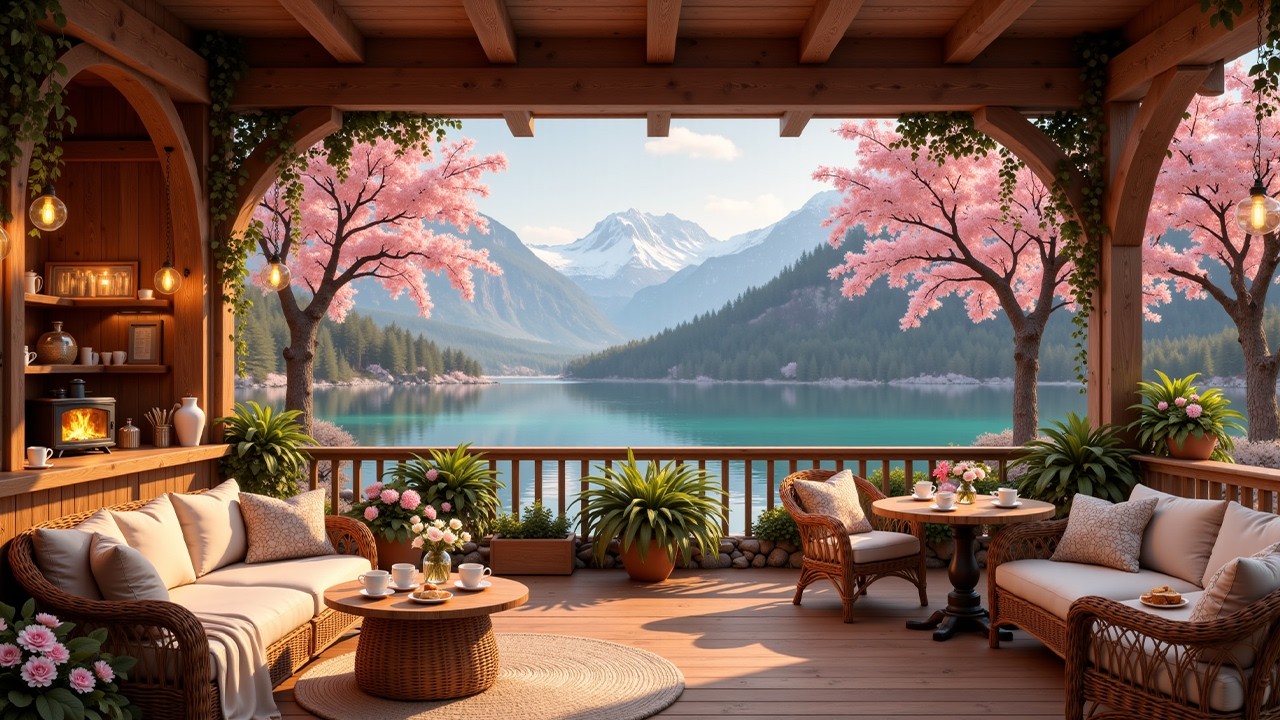 Happy Spring Morning with Smooth Jazz Instrumental Music 🌸 Relaxing Music for Studying and Work