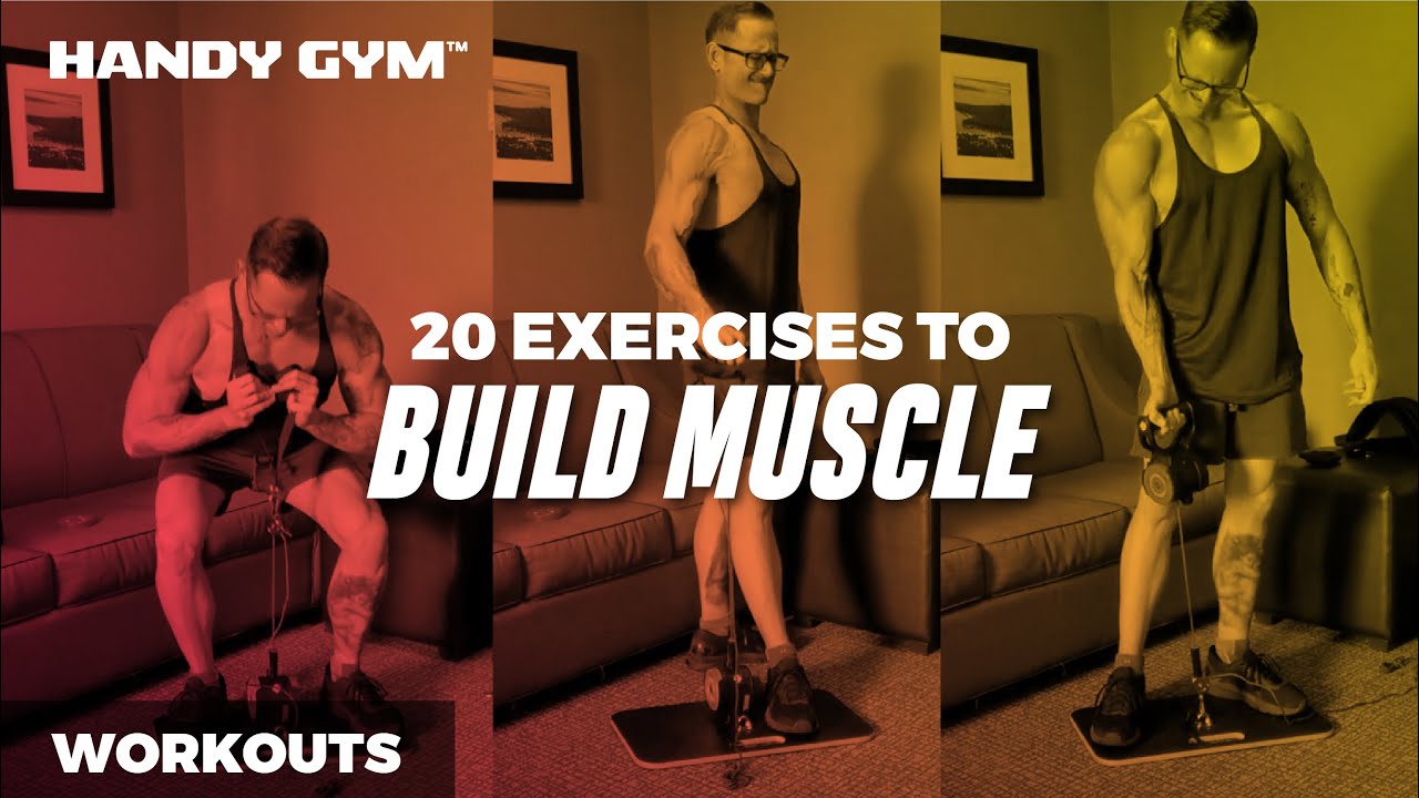 20 Exercises to build muscle with Handy Gym