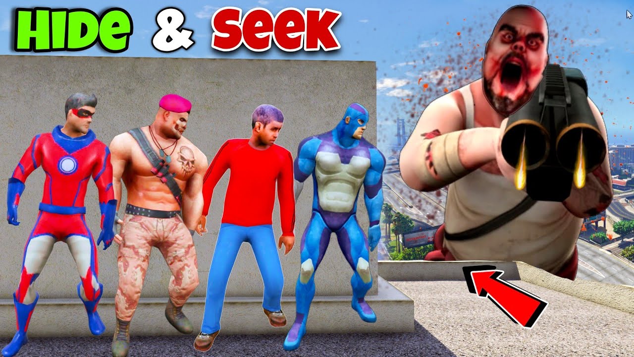 Hide And Seek With Rope Hero Tipson Villain In Mr.Meat House | Rope Hero Vice Town | Black Spider2.0