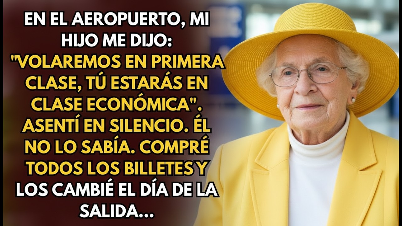 EN EL AEROPUERTO, MI HIJO ME DIJO: