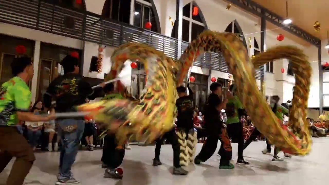 舞龙麒狮 2024 CNY Spectacular Yu Yi Dragon Dance Extravaganza In Church of Mary Immaculate Kota Kinabalu