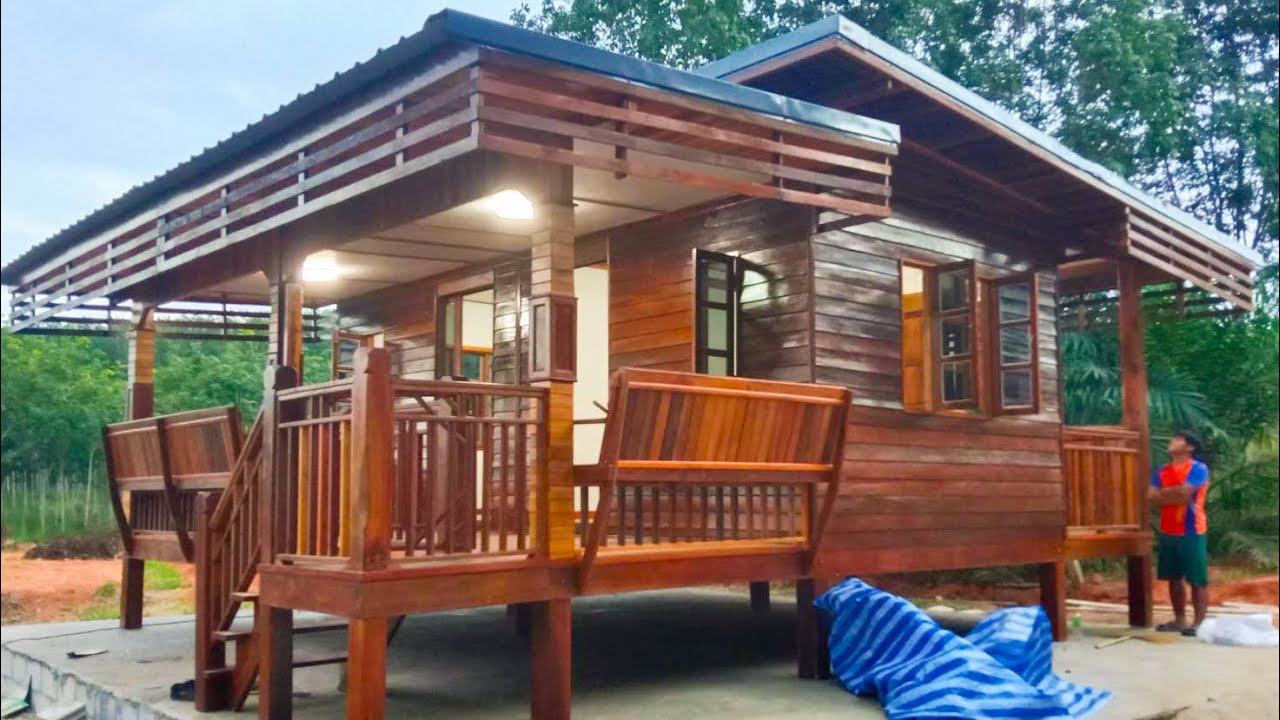 Ep.202 บ้านน็อคดาวน์สไตล์โมเดิร์น 2 ห้องนอน 1 ห้องน้ำงบ 330,000-