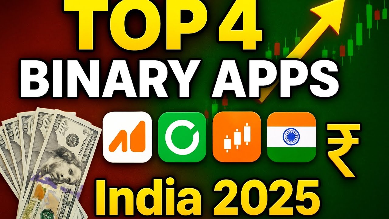Best Top 4 Binary Trading 📈app in india 2025!!!