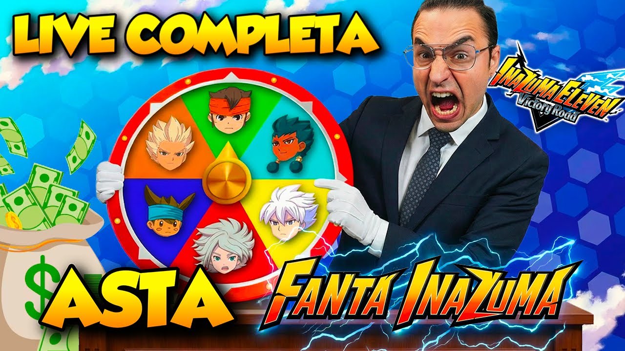 💰 LA RUOTA DECIDE CHI COMPRARE !! ASTA FANTAINAZUMA SEASON 1 🔥 (Live completa)