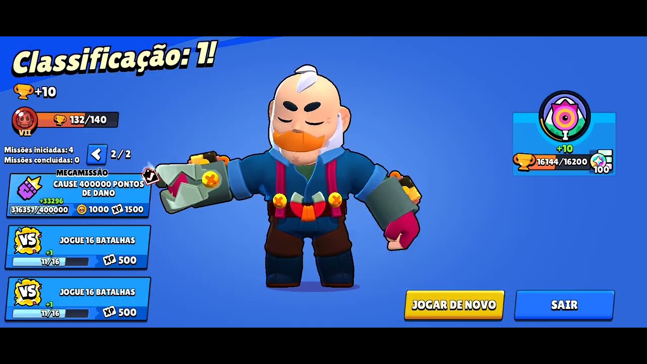 Batemo 16.200 Troféus no Brawl Stars!