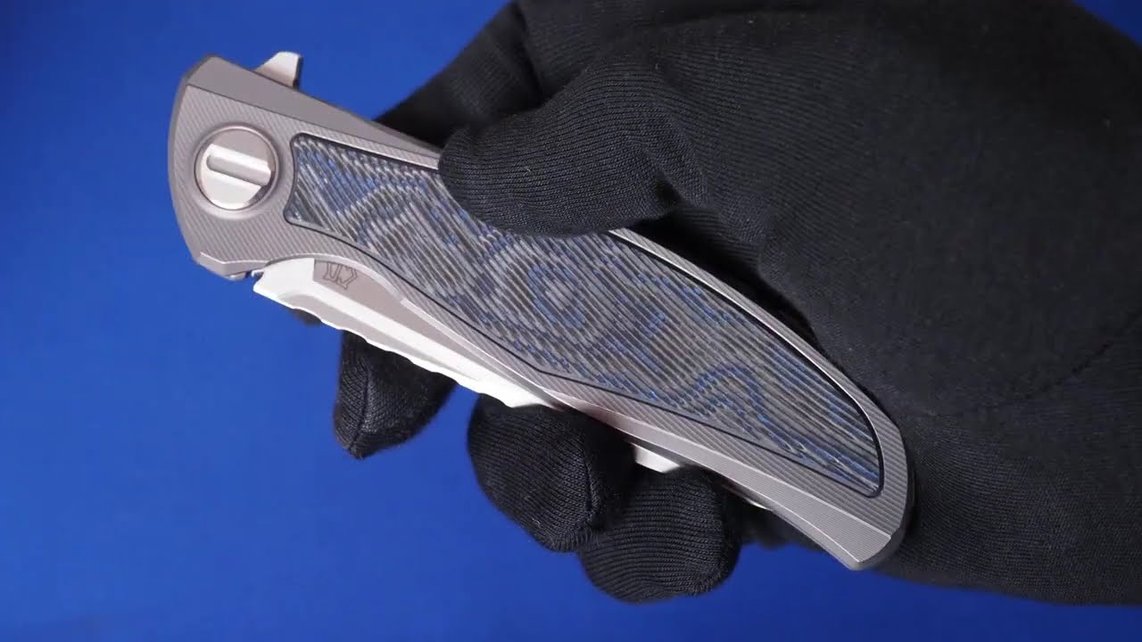 Shirogorov F95NL Custom Division knife Vanax 37 SRRBS elecroweave CarboTI Russia