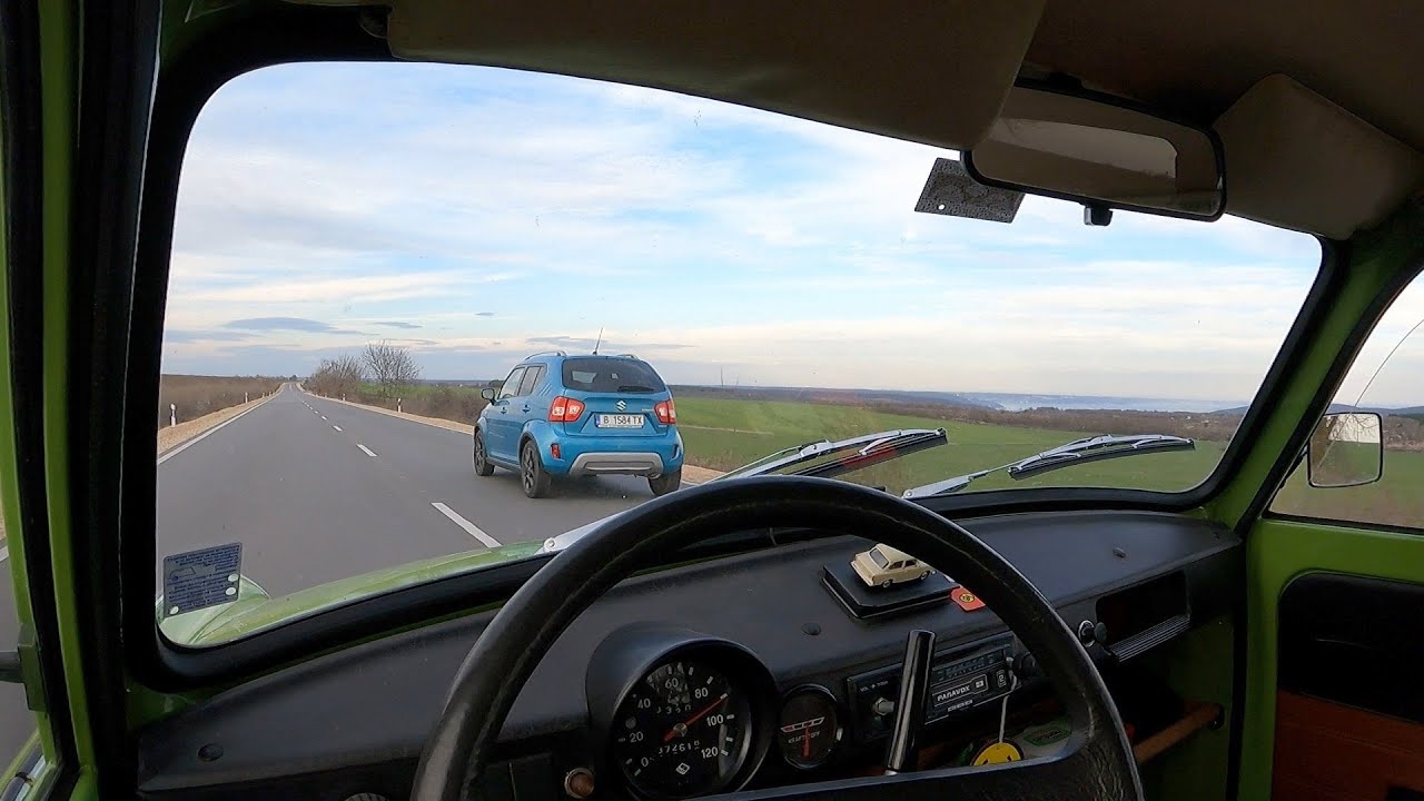 Trabant 601S (26 Hp), carburetor conversion kit - Mikuni TMX27 from trabantwelt.de. Test Drive