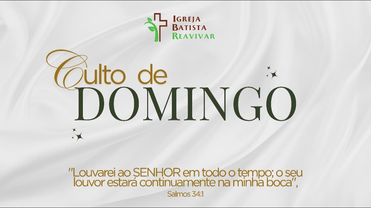 Culto de Domingo - Filhos de Deus no deserto: Dependência, Palavra e Adoração