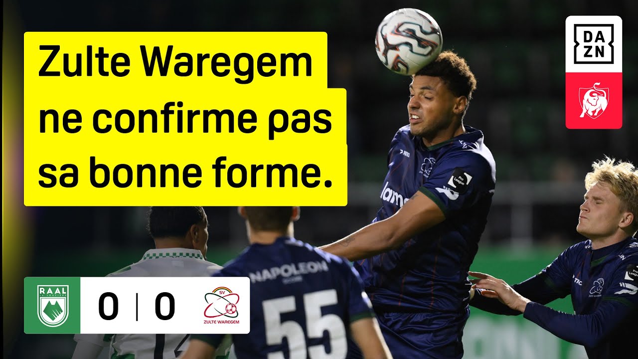 Les promus se quittent dos à dos. ⚖️ | RAAL La Louvière - Zulte Waregem