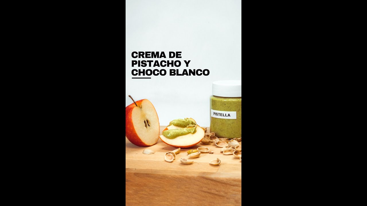 RECETA SALUDABLE DE NUTELLA DE PISTACHO Y CHOCO BLANCO 🤤