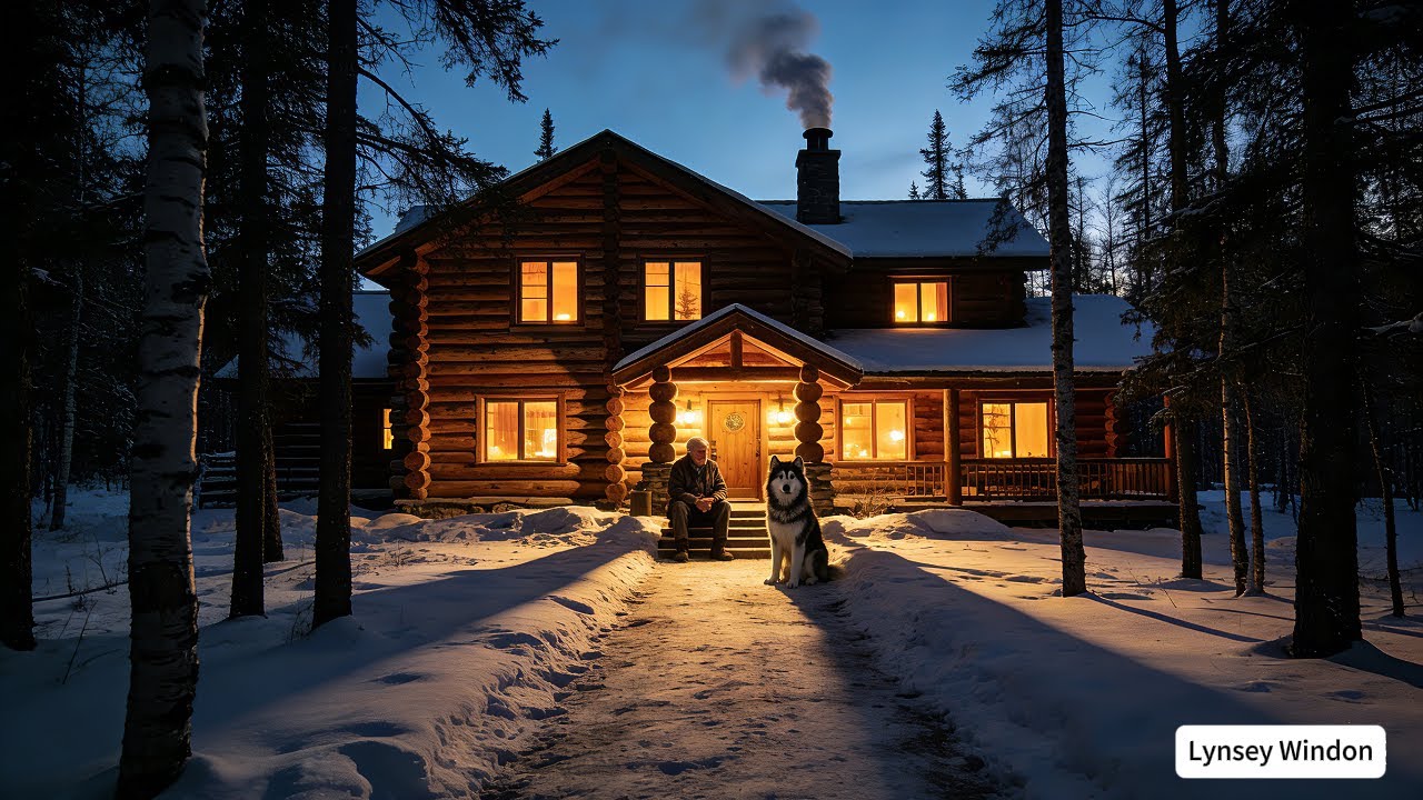 An old man build an amazing log cabin in Alaska,start to finish.by@ThisIsMyAlaska