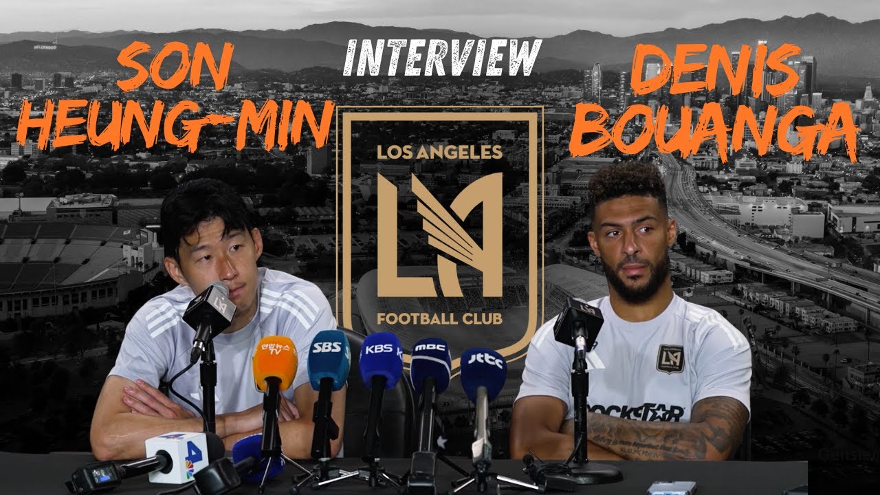 Son Heung Min & Denis Bouanga LAFC Postgame Interview