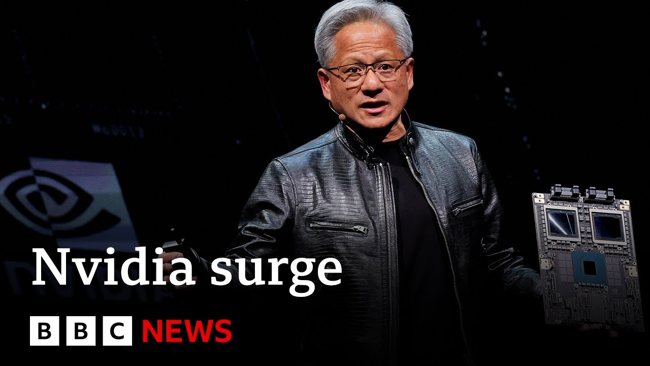 Tech giant Nvidia's value overtakes Apple | BBC News