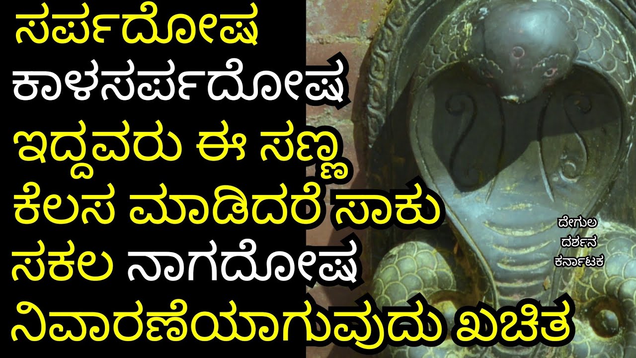 simple remedy for kalasarpadosha | Nagadosha | Kalasarpadosha | kukke subramanya | Nagadevatha