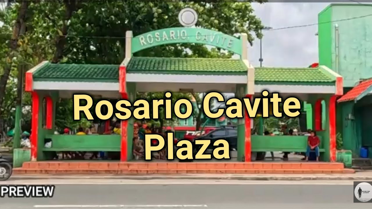 Beautiful Real Life Scenes in Rosario Cavite | Plaza, School and Church | HD