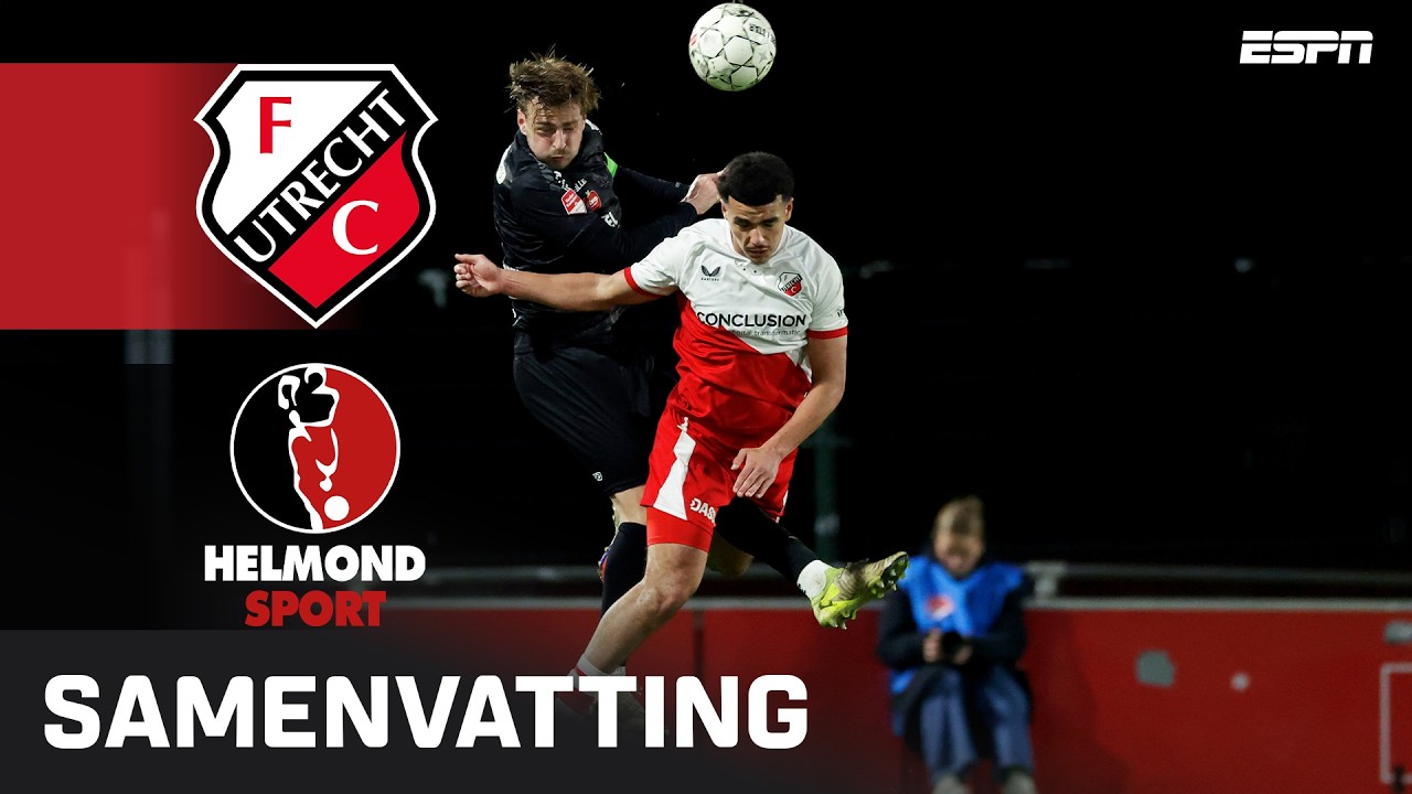 BESLISSING VALT IN LAATSTE 10 MINUTEN!🥶 | Samenvatting Jong FC Utrecht - Helmond Sport