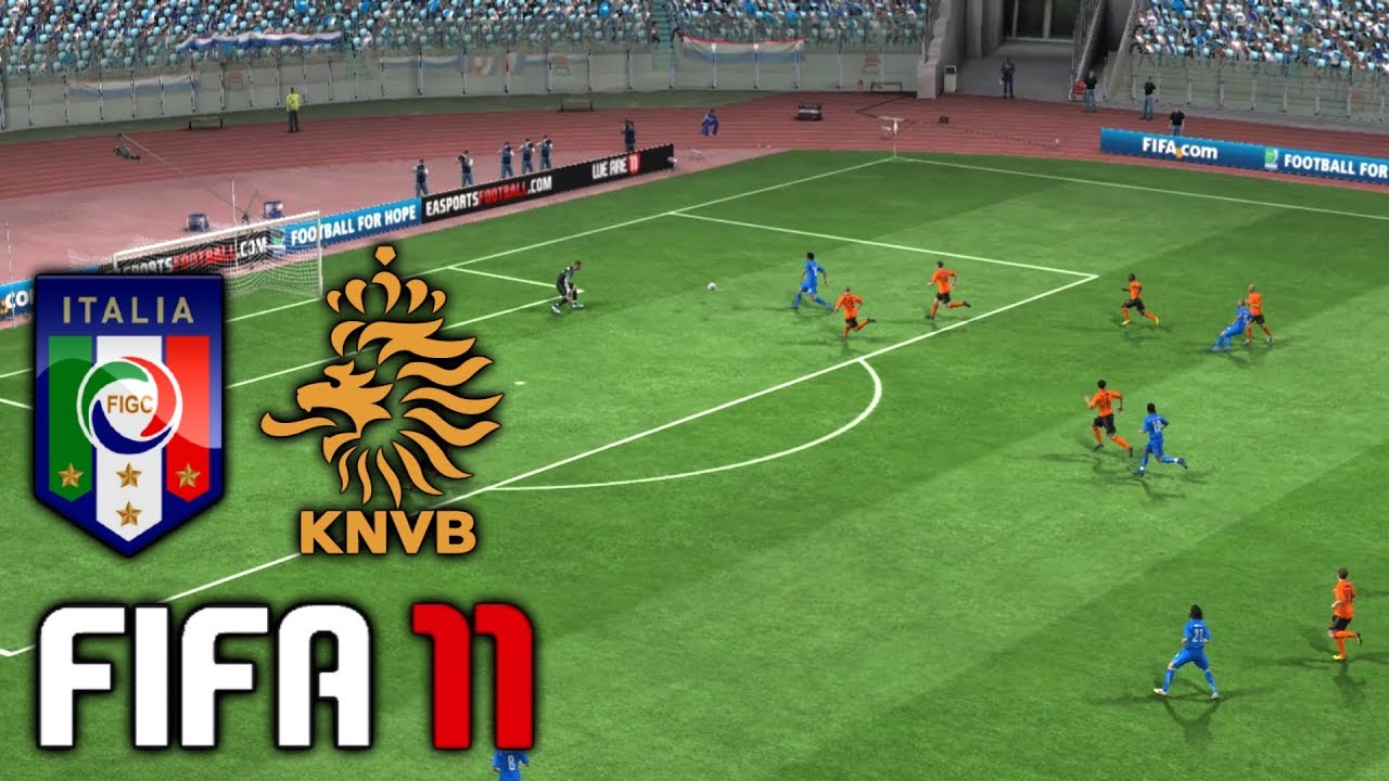 FIFA 11 PC | Italy Vs Holland | Legendary Difficulty | HD 60FPS