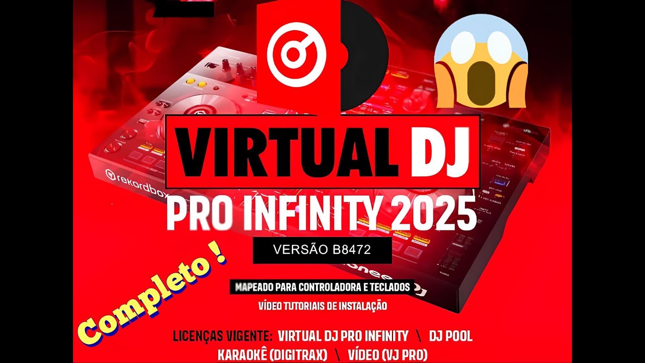 Como Instalar o VIRTUAL DJ 2025  PRO ( Completo ) ultima vers&atilde;o !