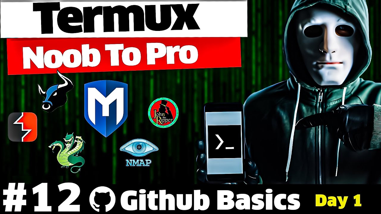 Termux Full Course = Github Basics Hindi 2024 [ Day 1 ]