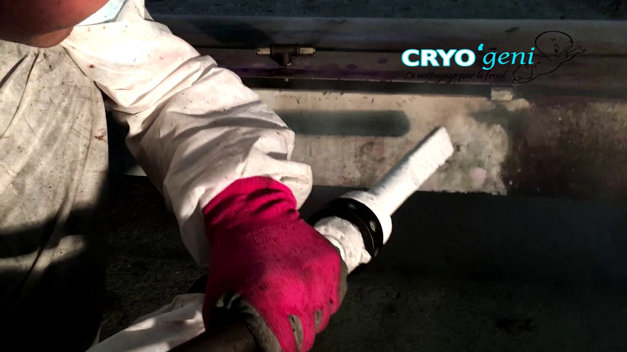 Nettoyage machine industrielle par CRYO'géni