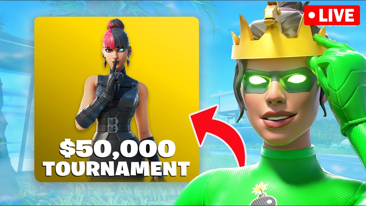 WINNING A $50,000 FORTNITE TOURNAMENT!