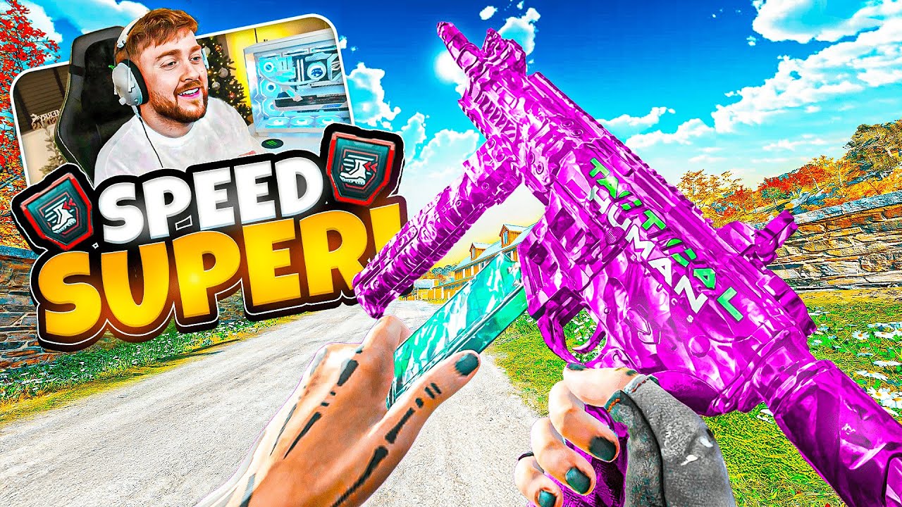 MAX SPEED Superi + Sprinter Perk is BROKEN in Warzone 🙏😭