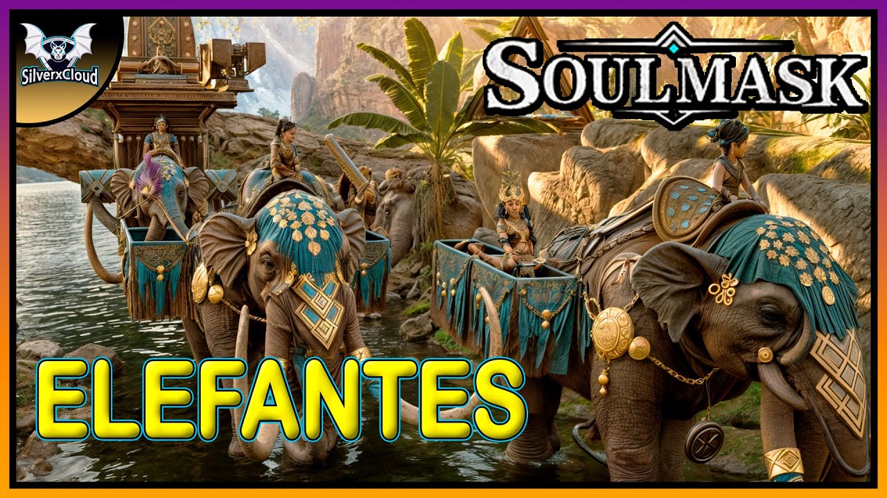 SOULMASK🦚 | 🐘MONTURA del ELEFANTE🐘 Como capturarlo FÁCIL