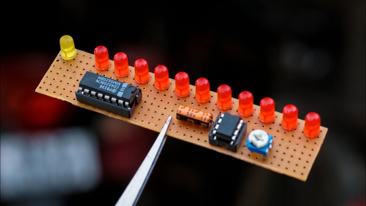 I Made a 12 Channel LED Circuit with This IC