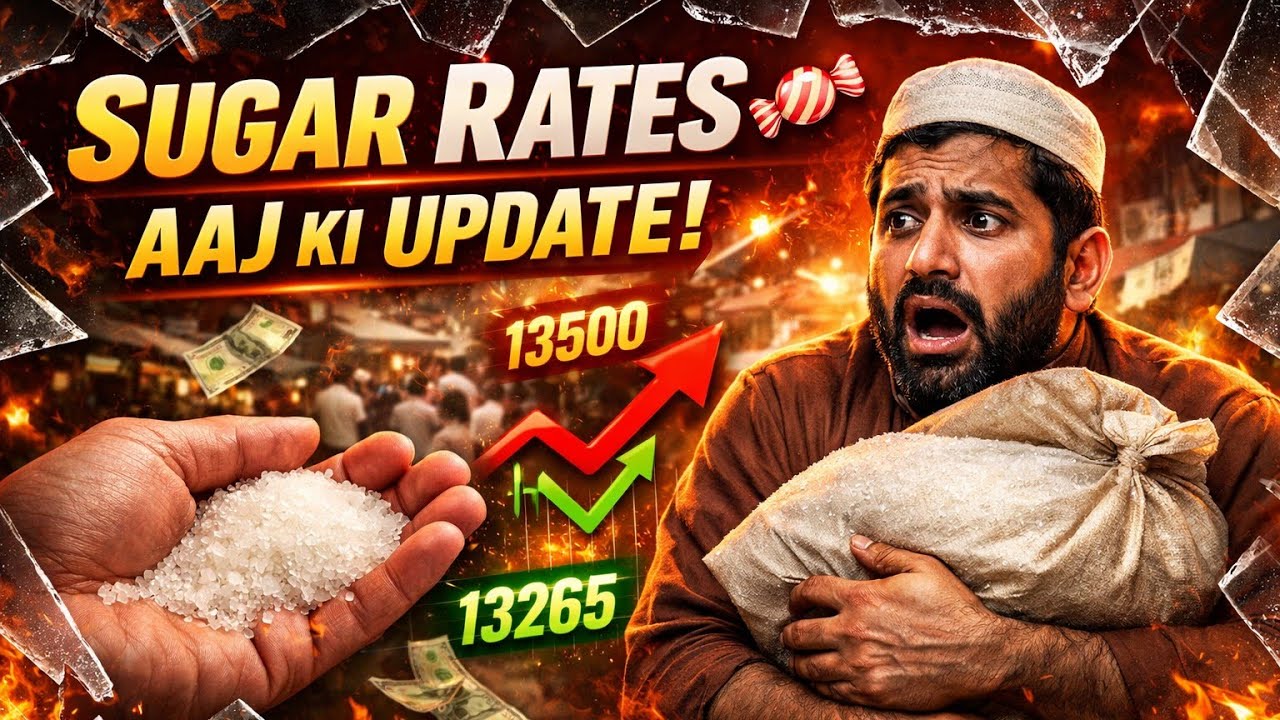 Sugar Rates Today 🍬 | Sindh Market Update 📈 | Cheeni Mehngi Ya Sasti?