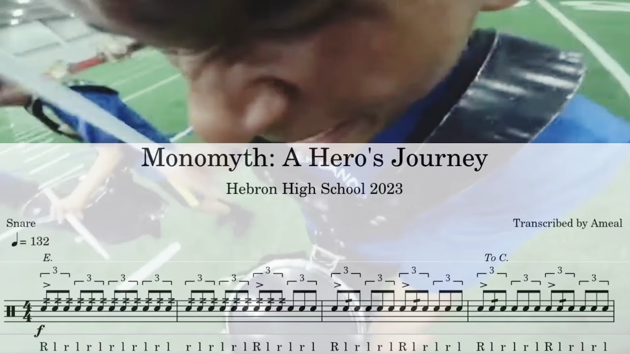 Hebron HS Band 2023 - Snare Transcription