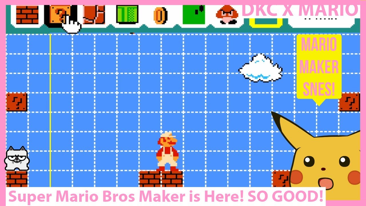 Super Mario Bros Maker Is Out! A SNES Port AND a Mario Maker Mod!