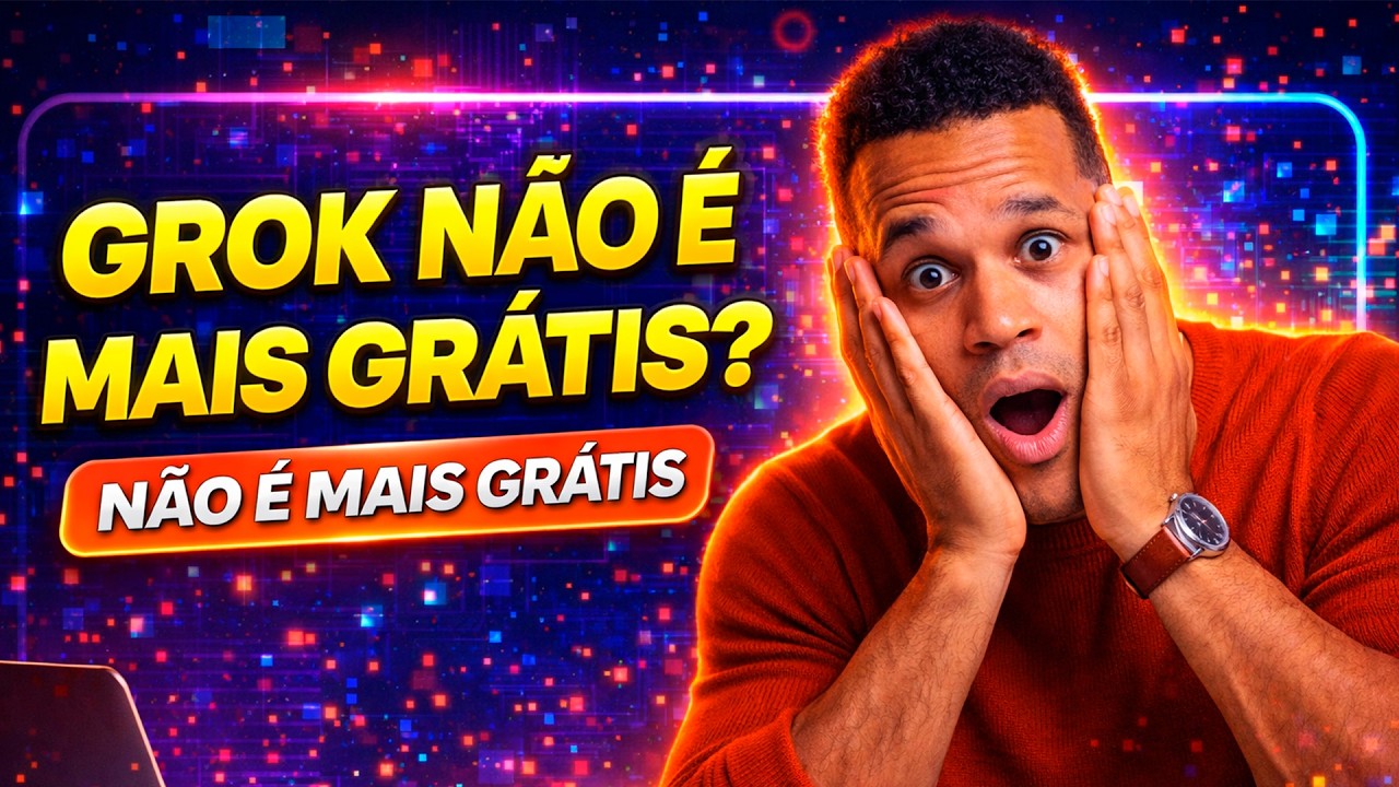 ACABOU O GROK GR&Aacute;TIS? VEJA ISSO AGORA