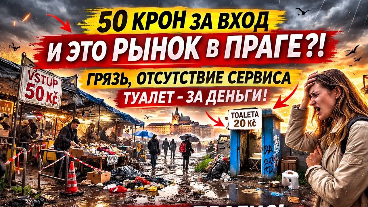 2 ой день Прага. Блошиный рынок или провал? Вся правда о Колбенова