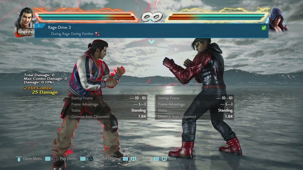 Lei movelist with frame data display season 4 (opponent all block)