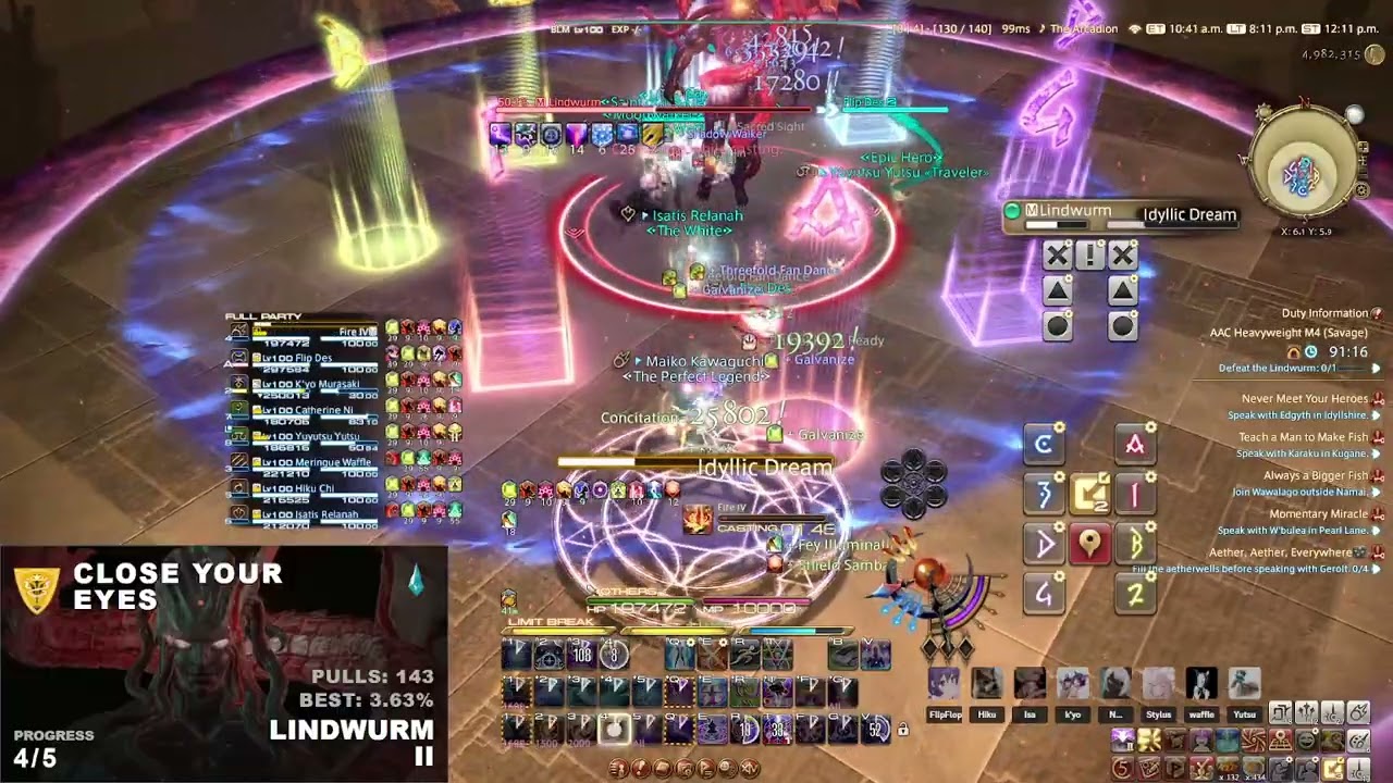 M12S P2 W2 clear! | caster pov