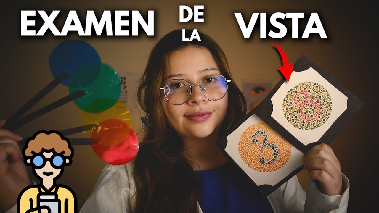 Asmr 👀 Examen de la VISTA 🔴🟢 | Test de Daltonismo: ¿Qué Colores Ves?🔵 Vivalen ASMR