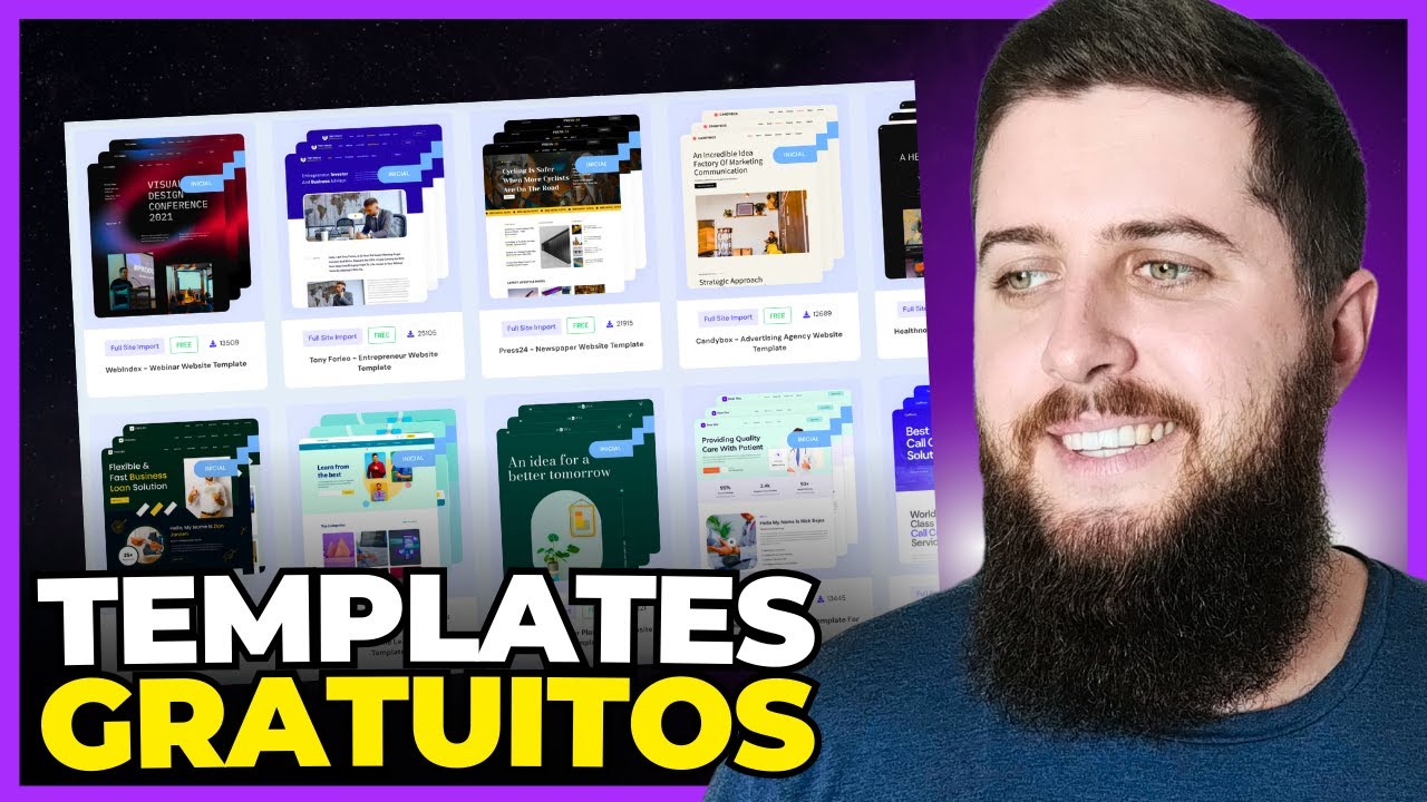 Milhares de TEMPLATES GR&Aacute;TIS para o WordPress | Sites Completos