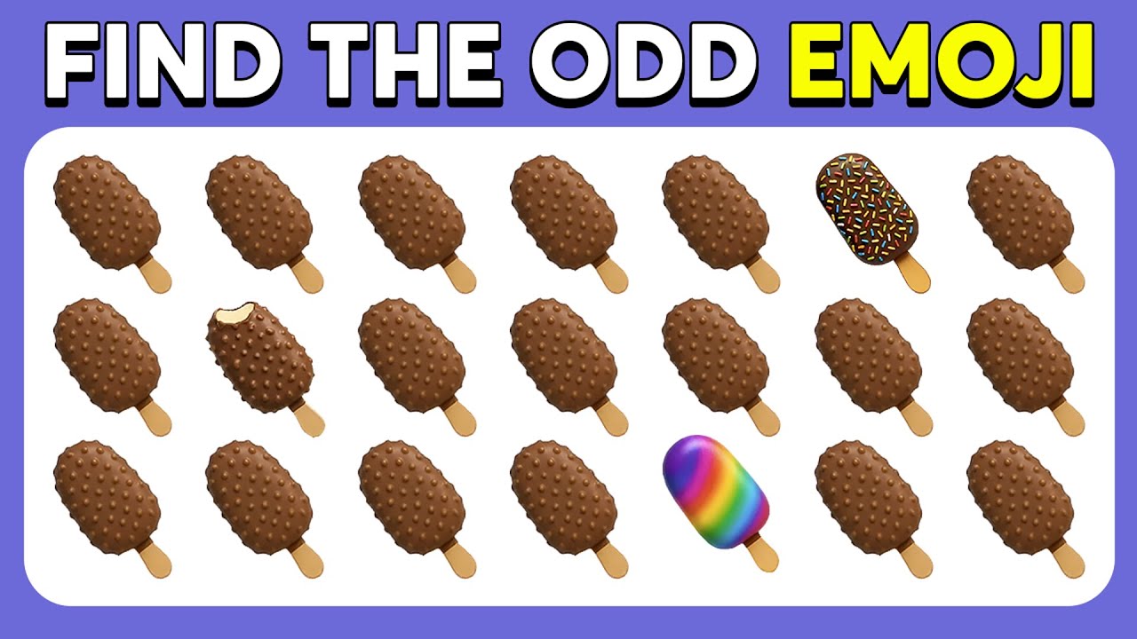 Find the ODD One Out - Junk Food Edition 🍩🍕🍔 Emoji Quiz | Easy, Medium, Hard