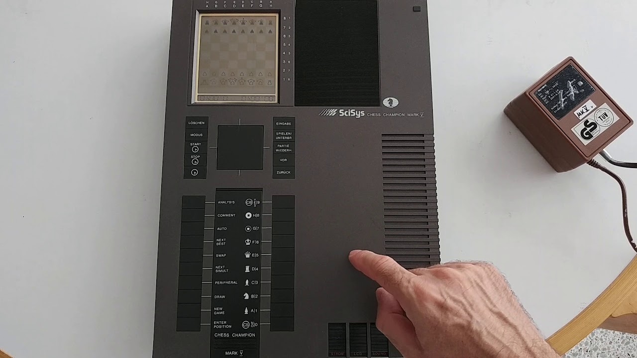 SciSys Chess Champion Mark V - Testing after repair 1/2