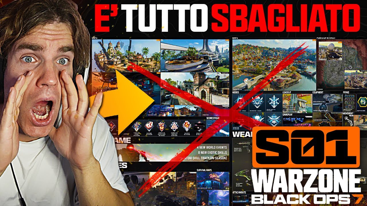 COD STA SBAGLIANDO TUTTO... Reaction al DISASTROSO TRAILER della Season 01 di Warzone Black Ops 7