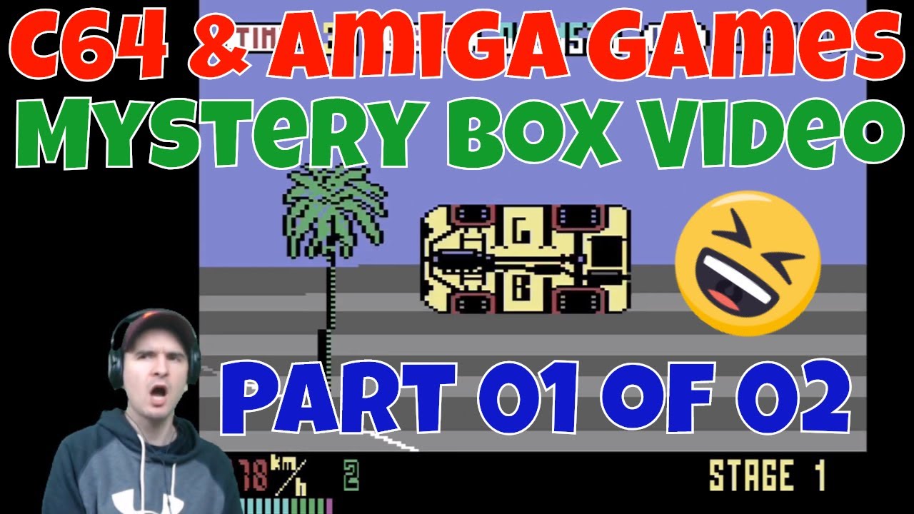 C64 / Amiga Games Unboxing Video - Part 1 of 2 - Mystery Unboxing Video - Commodore 64