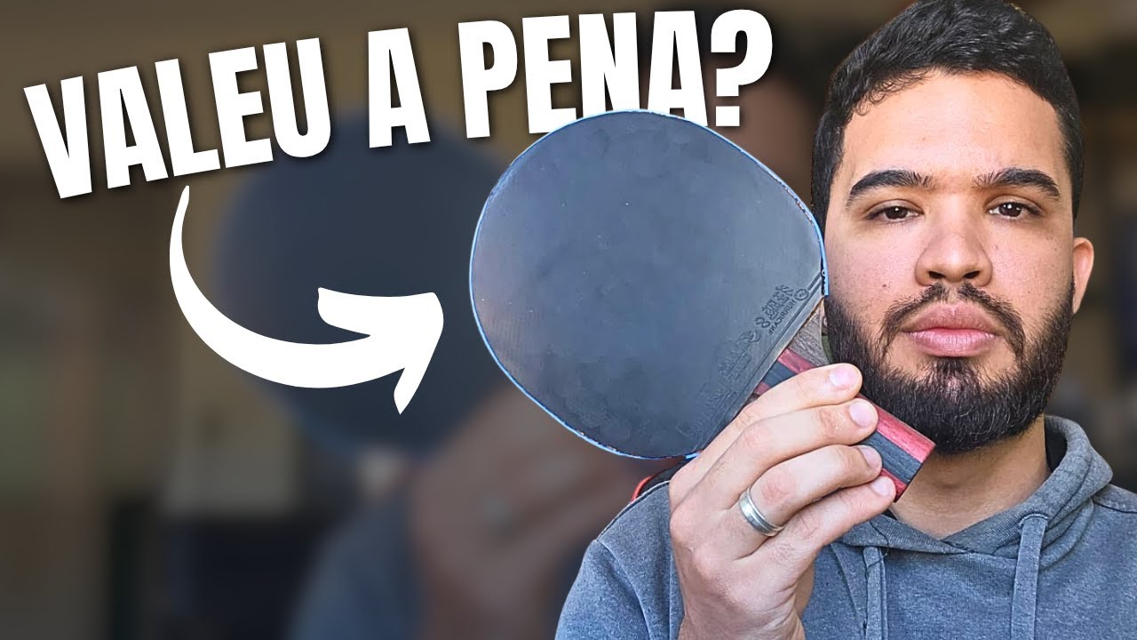 Vale a pena trocar a BORRACHA da raquete de tênis de mesa? Minha experiência real!