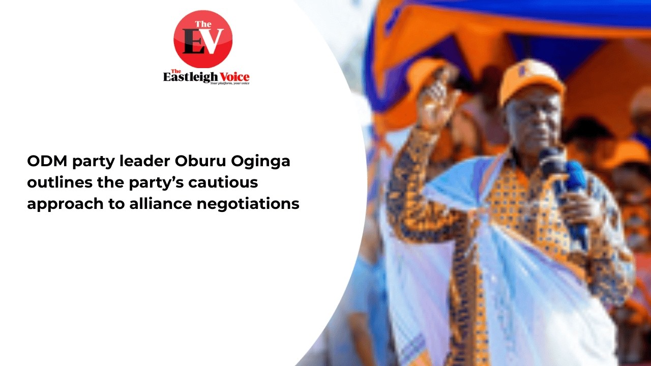 ODM party leader Oburu Oginga has outlined the party’s cautious approach to alliance negotiations