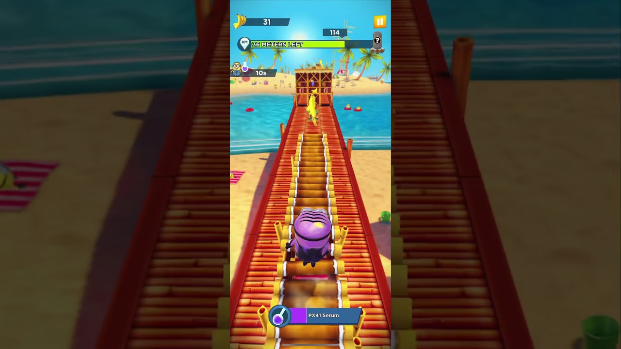 Pink minion 🍌 banana crash #8.9