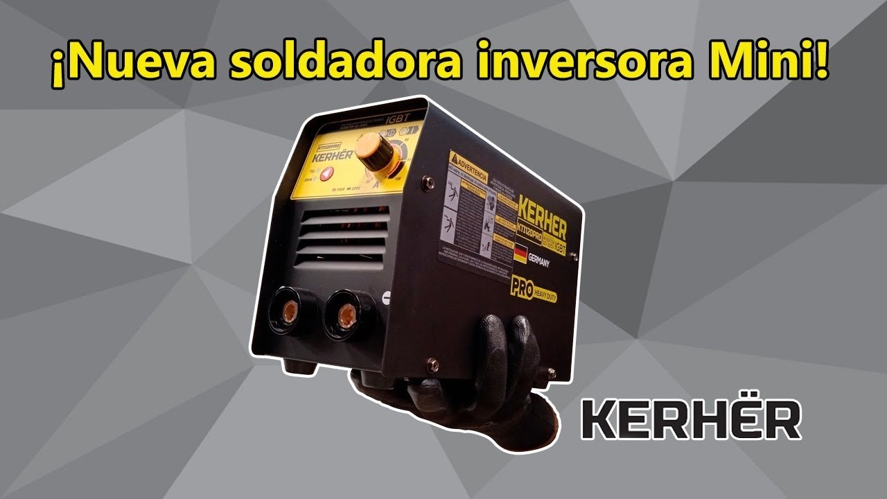 Nueva soldadora inverter Kerhër Mini KTI120PRO
