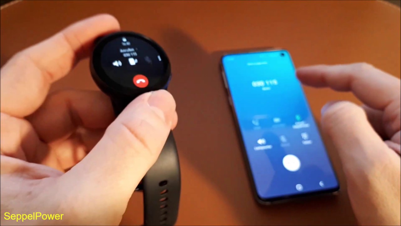 Wie man Nachrichten und Anrufe verwaltet auf der Samsung Galaxy Watch Active 2 | SeppelPower